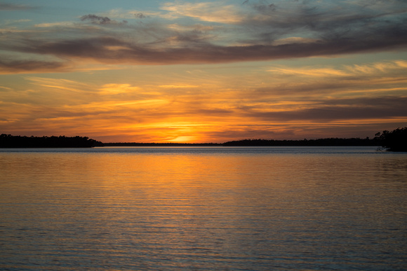 Sunset in 10,000 Islands Natl. Wildlife Refuge